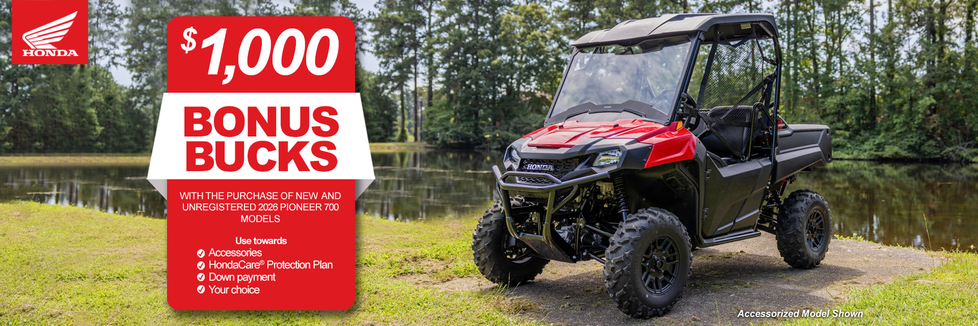 Pioneer 700 Bonus Bucks